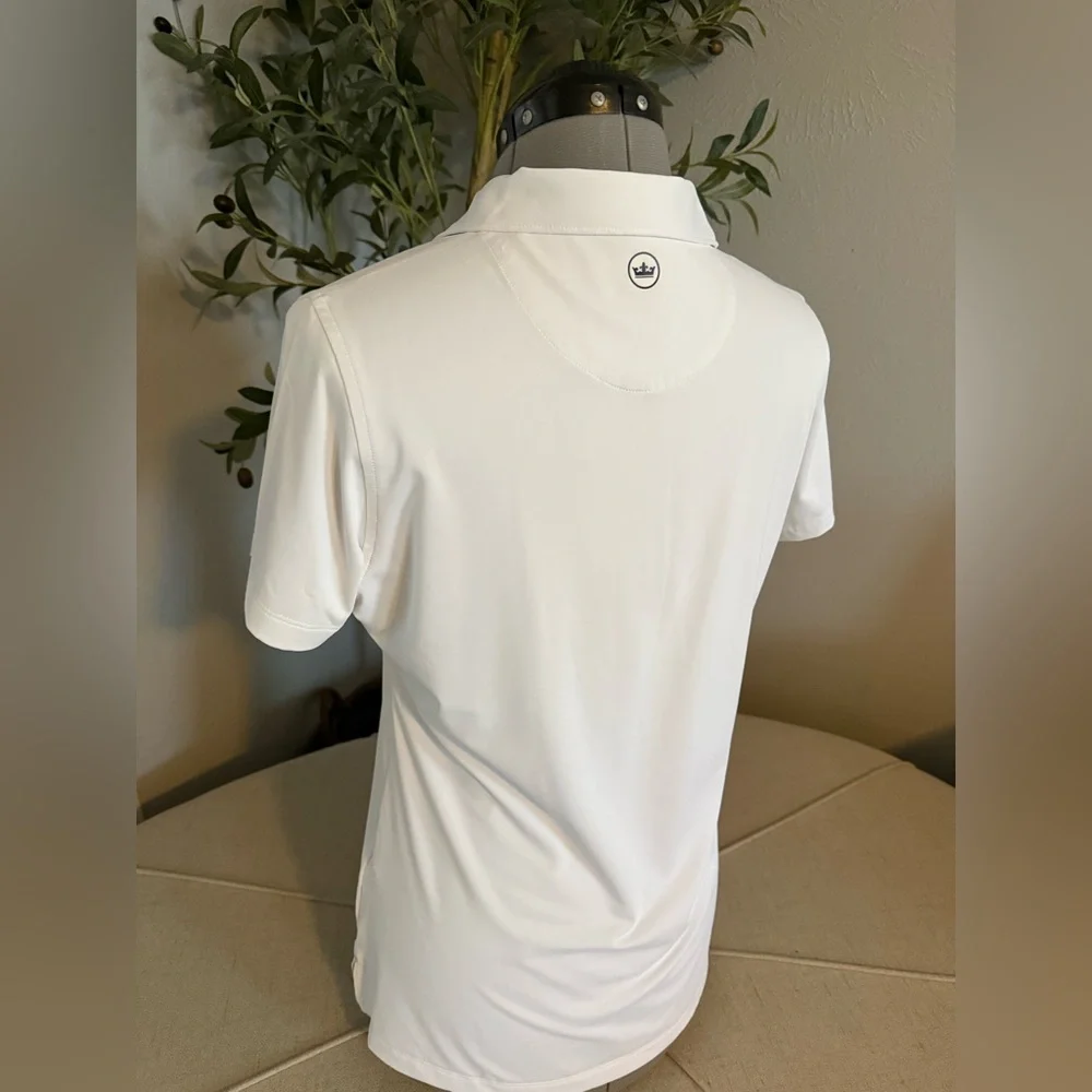 White Golf Polo Shirt - Picture 2 of 4